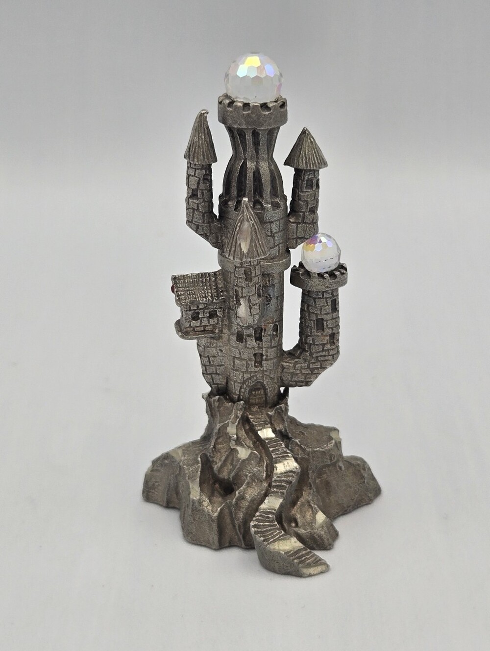 Vtg 1990 Rawcliffe Pewter Castle Spire Mini Fantasy Figure Medieval Collectible